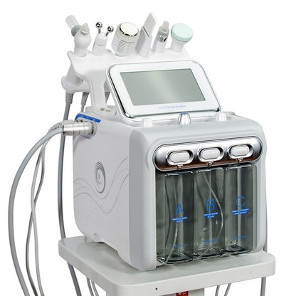 Hydra Facial Face Care Machine, Hydrogen Oxygen Beauty Machine Face Skin Spa Machine All In One Hydro Facial Machine With LED Mask  for Home Spa Salon