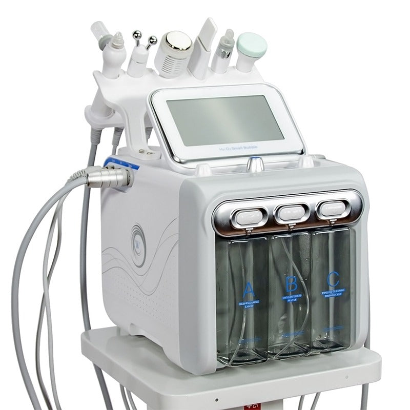 Hydra Facial Face Care Machine, Hydrogen Oxygen Beauty Machine Face Skin Spa Machine All In One Hydro Facial Machine With LED Mask  for Home Spa Salon