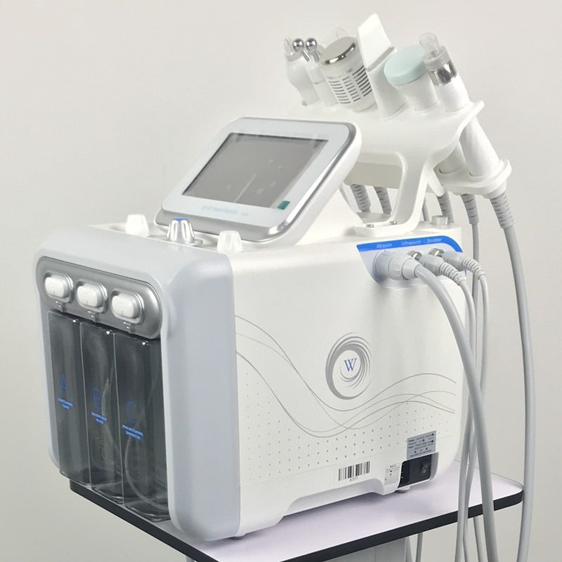 Hydra Facial Face Care Machine, Hydrogen Oxygen Beauty Machine Face Skin Spa Machine All In One Hydro Facial Machine With LED Mask  for Home Spa Salon