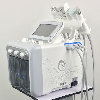 Hydra Facial Face Care Machine, Hydrogen Oxygen Beauty Machine Face Skin Spa Machine All In One Hydro Facial Machine With LED Mask  for Home Spa Salon