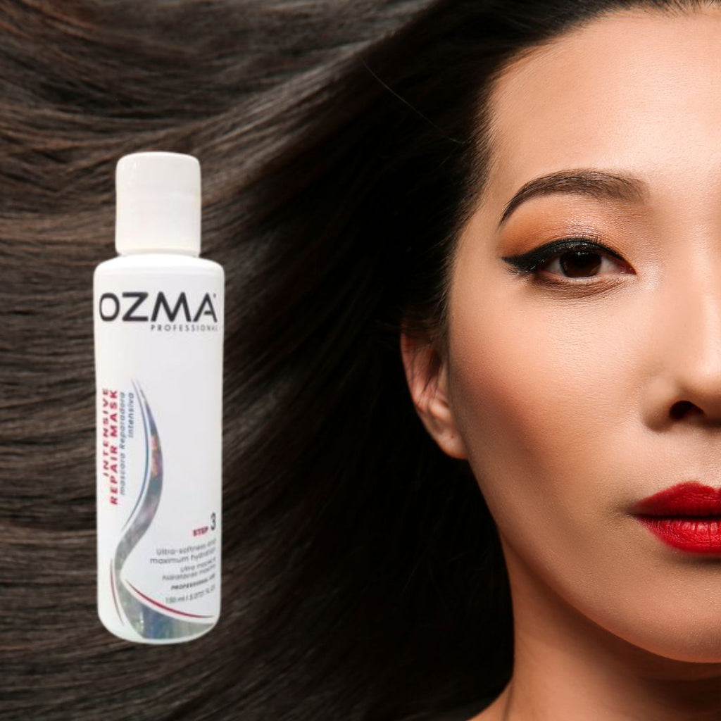 OZMA Intensive Keratin and Protein Repair Hair Straightening Mask  150ML . STEP 3