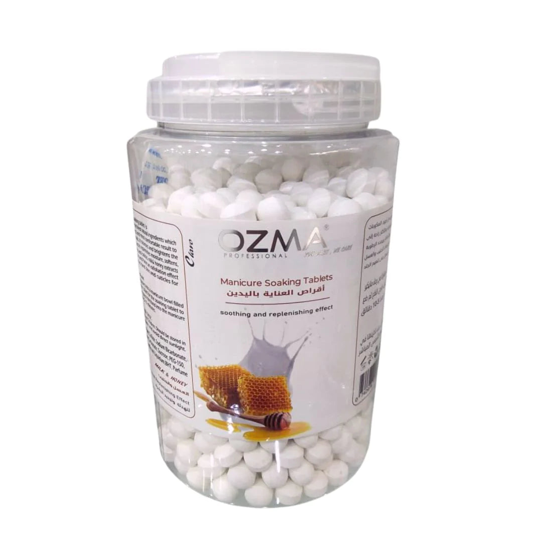 OZMA Clavo Mani Soaking Tablets, Milk and Honey, Replenishes Moisture and Soothes Skin, Giving Calming Effect, Fresh and Clean Nails 2800 G