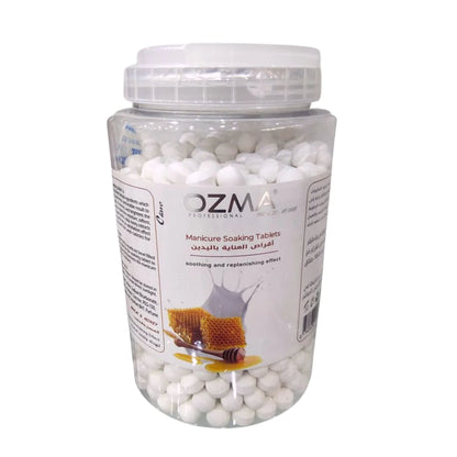 OZMA Clavo Mani Soaking Tablets, Milk and Honey, Replenishes Moisture and Soothes Skin, Giving Calming Effect, Fresh and Clean Nails 2800 G
