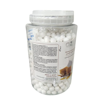OZMA Clavo Mani Soaking Tablets, Milk and Honey, Replenishes Moisture and Soothes Skin, Giving Calming Effect, Fresh and Clean Nails 2800 G