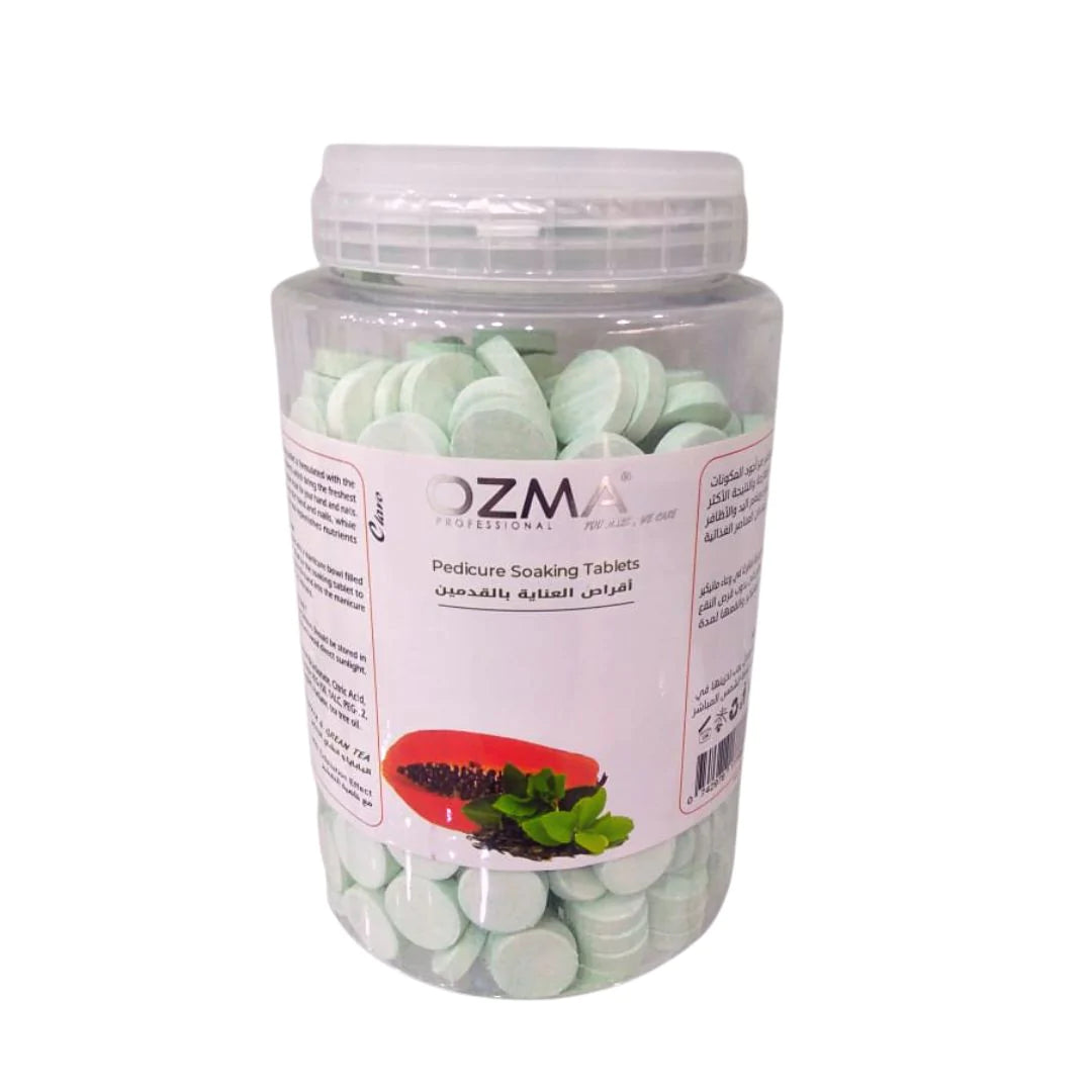 OZMA Clavo Pedi  Soaking Tablets,Papaya & Green , Replenishes Moisture and Soothes Skin, Giving Calming Effect, Fresh and Clean Nails 2800 G