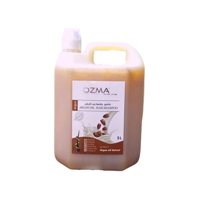 OZMA Moisturizing  Hair  Shampoo .Improved Formula  | Cleansing And Energizing | For ALL Hair Types .Argan Extract  5L