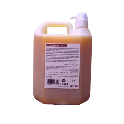 OZMA Moisturizing  Hair  Shampoo .Improved Formula  | Cleansing And Energizing | For ALL Hair Types .Almond Extract  5L