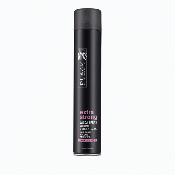 Black Extra Strong Hair Spray 750ml