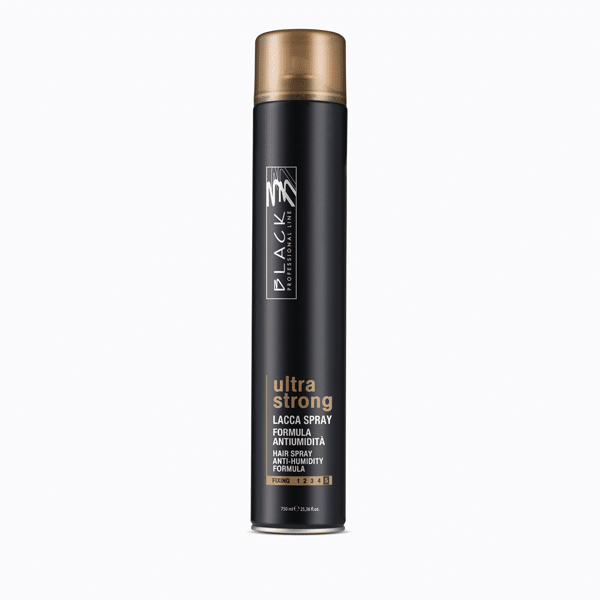 Black Professional Ultra Strong Hair Spray 750ml