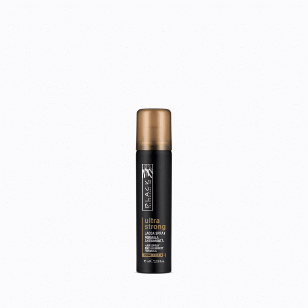 Black Professional Ultra Strong Hair Spray 75ml