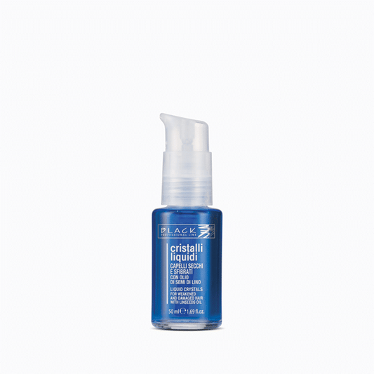 Black Liquid Crystals Blue For Weakened And Damaged Hair 50ml