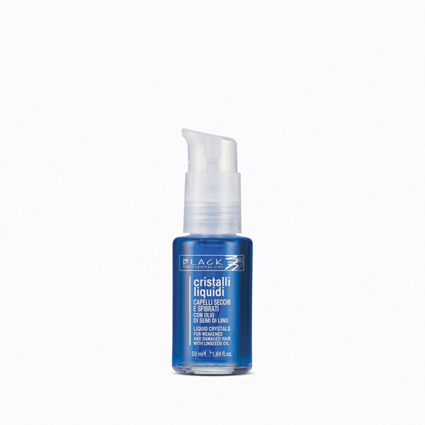 Black Liquid Crystals Blue For Weakened And Damaged Hair 50ml