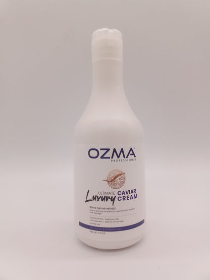 OZMA luxury CAVIAR  After Keratin And Protein hair Balancing Maintenance Balancing Conditioner  For  Treated and damage &Oily & Color Hair Daily Use After Shampoo Conditioning Deep Cleanser Organic & Natural Conditioner .Enriched with Caviar  500 Ml