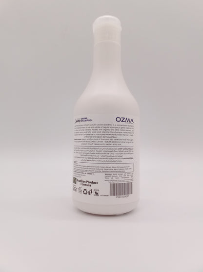 OZMA luxury CAVIAR  After Keratin And Protein   daily use healthy hair Balancing Maintenance shampoo  For  Treated and damage &Oily & Color Hair Daily Use Deep Cleanser Organic & Natural.Enriched with Caviar  500 Ml