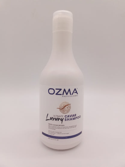 OZMA luxury CAVIAR  After Keratin And Protein   daily use healthy hair Balancing Maintenance shampoo  For  Treated and damage &Oily & Color Hair Daily Use Deep Cleanser Organic & Natural.Enriched with Caviar  500 Ml