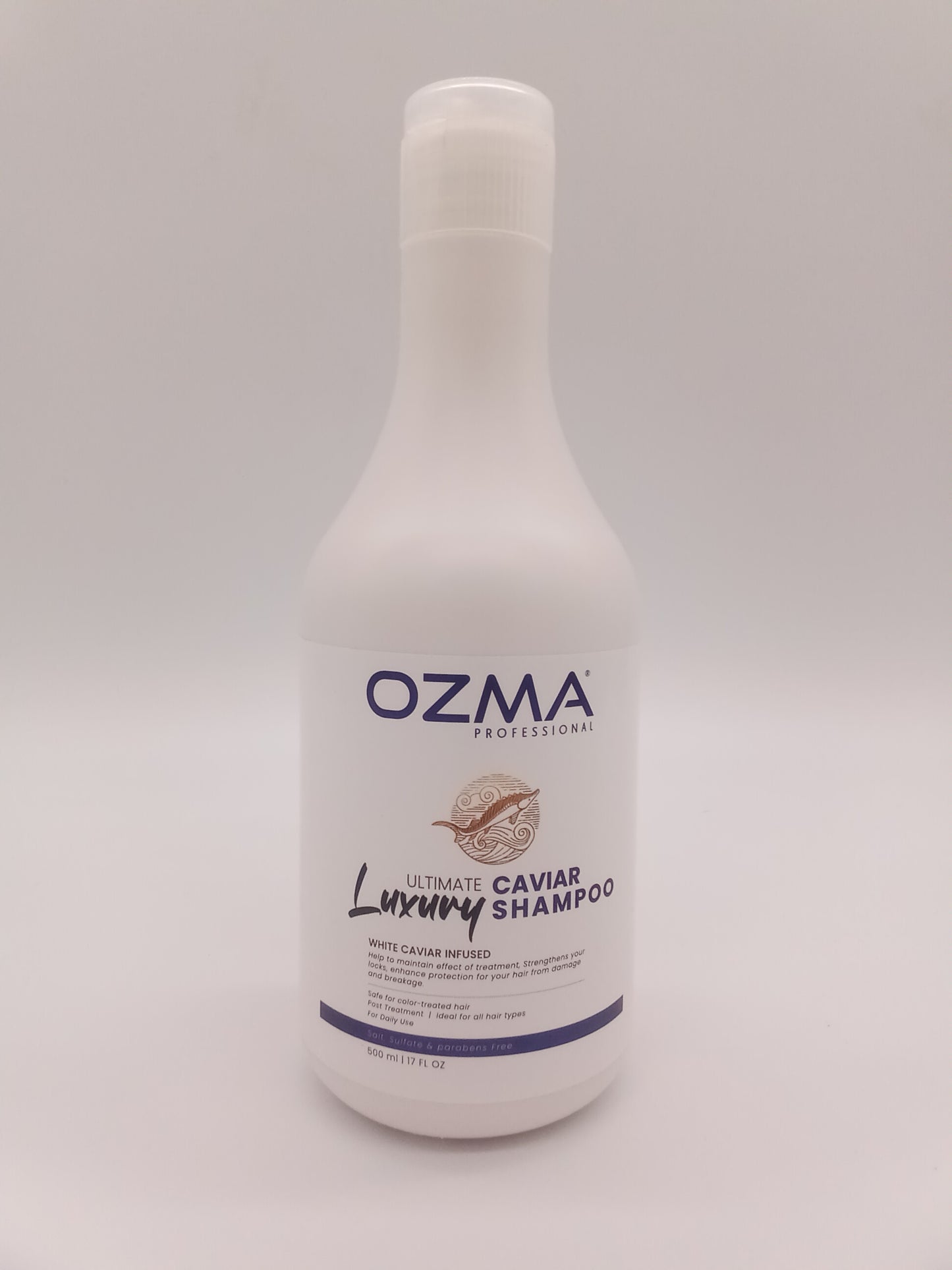 OZMA luxury CAVIAR  After Keratin And Protein   daily use healthy hair Balancing Maintenance shampoo  For  Treated and damage &Oily & Color Hair Daily Use Deep Cleanser Organic & Natural.Enriched with Caviar  500 Ml