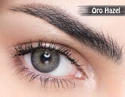 Naturel Unisex Disposable Cosmetic Lenses Colored Collection Oro Hazel
