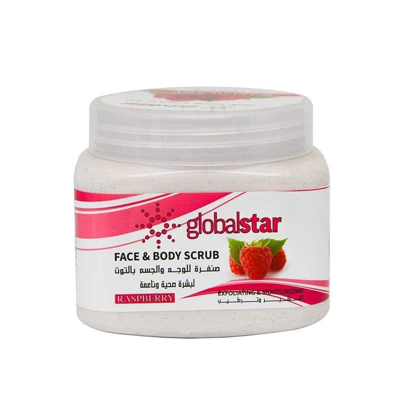 Globalstar Face & Body Scrub Raspberry 500ml