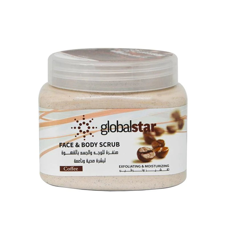Globalstar Exfoliating Face and Body Scrub Coffee 500ml