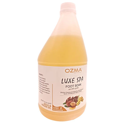 OZMA Calvo Argan and Gold   foot Soak Moisturizer Callus Remover Liquid Gel 3.78 L