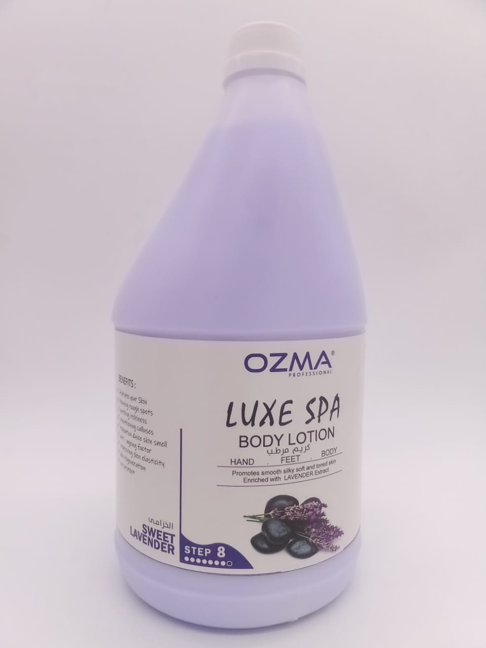 OZMA Clavo Lavender Body Lotion,Naturally Hydrating, Hand And Feet Brightening-Soothing Moisturizer For Men & Women With Vitamin C Extract 3.78 Lml