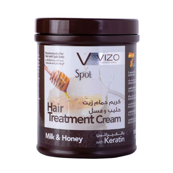 VIZO HAIR TREATMENT CREAM MILK & HONEY WITH KERATIN 1000ML