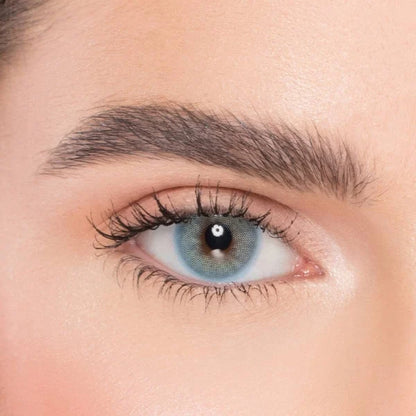Naturel Unisex Disposable Cosmetic Lenses Colored Collection Light Blue