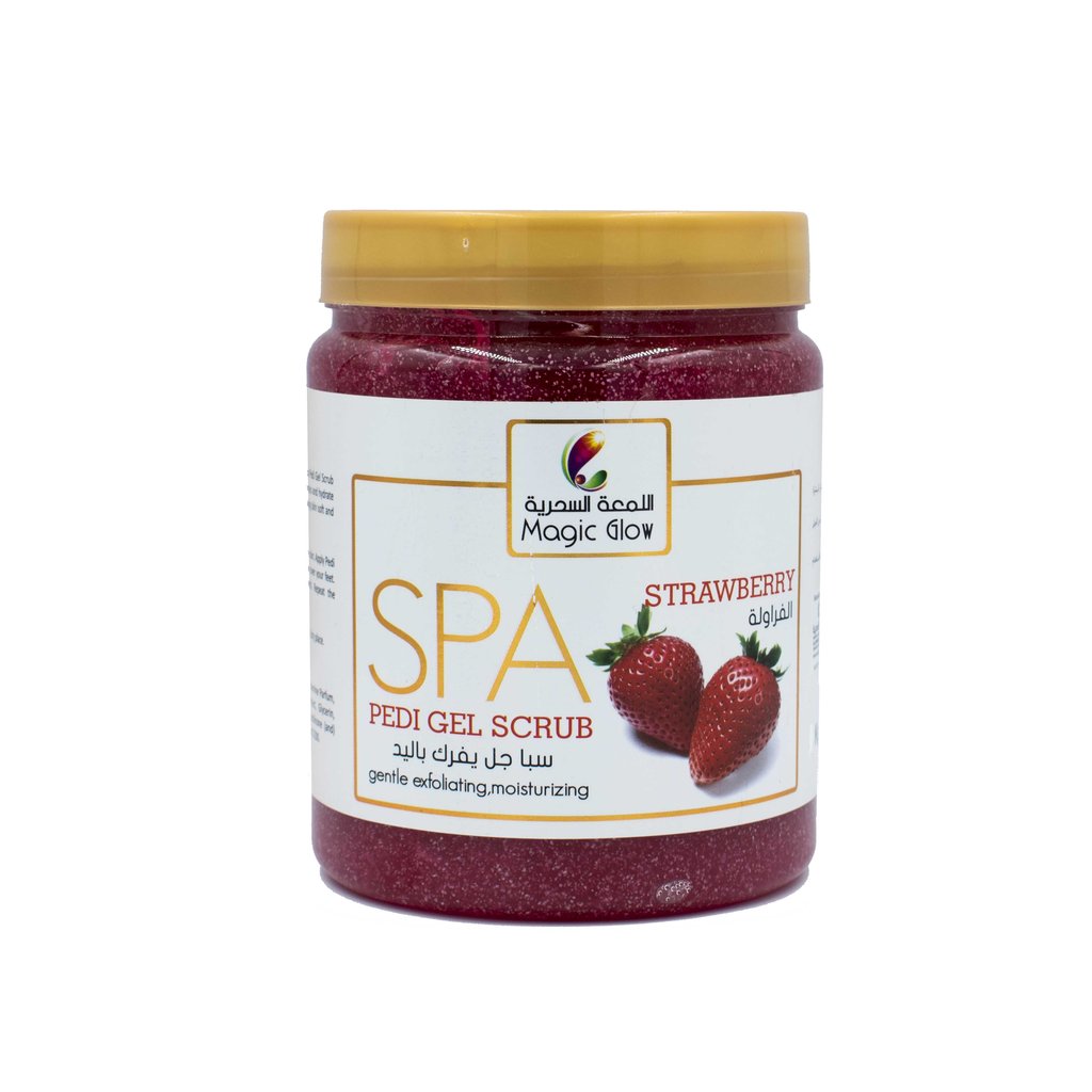 Magic Glow Strawberry Spa Pedi Gel Scrub